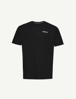 PATAGONIA Logo-Print Cotton-Blend T-Shirt detail 2