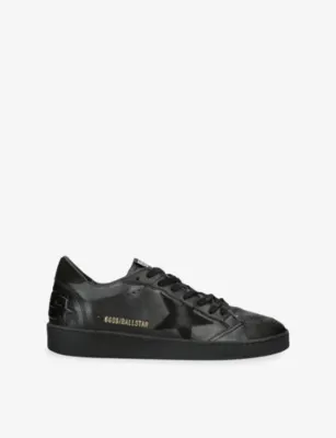 GOLDEN GOOSE Ballstar Nappa 90100 Leather Trainers - EUR 44 / 10 UK MEN in BLACK – Mens | Trainers | Lace up trainers
