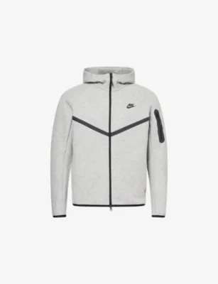 For Him Technical Logo-Print Stretch-Woven Hoody