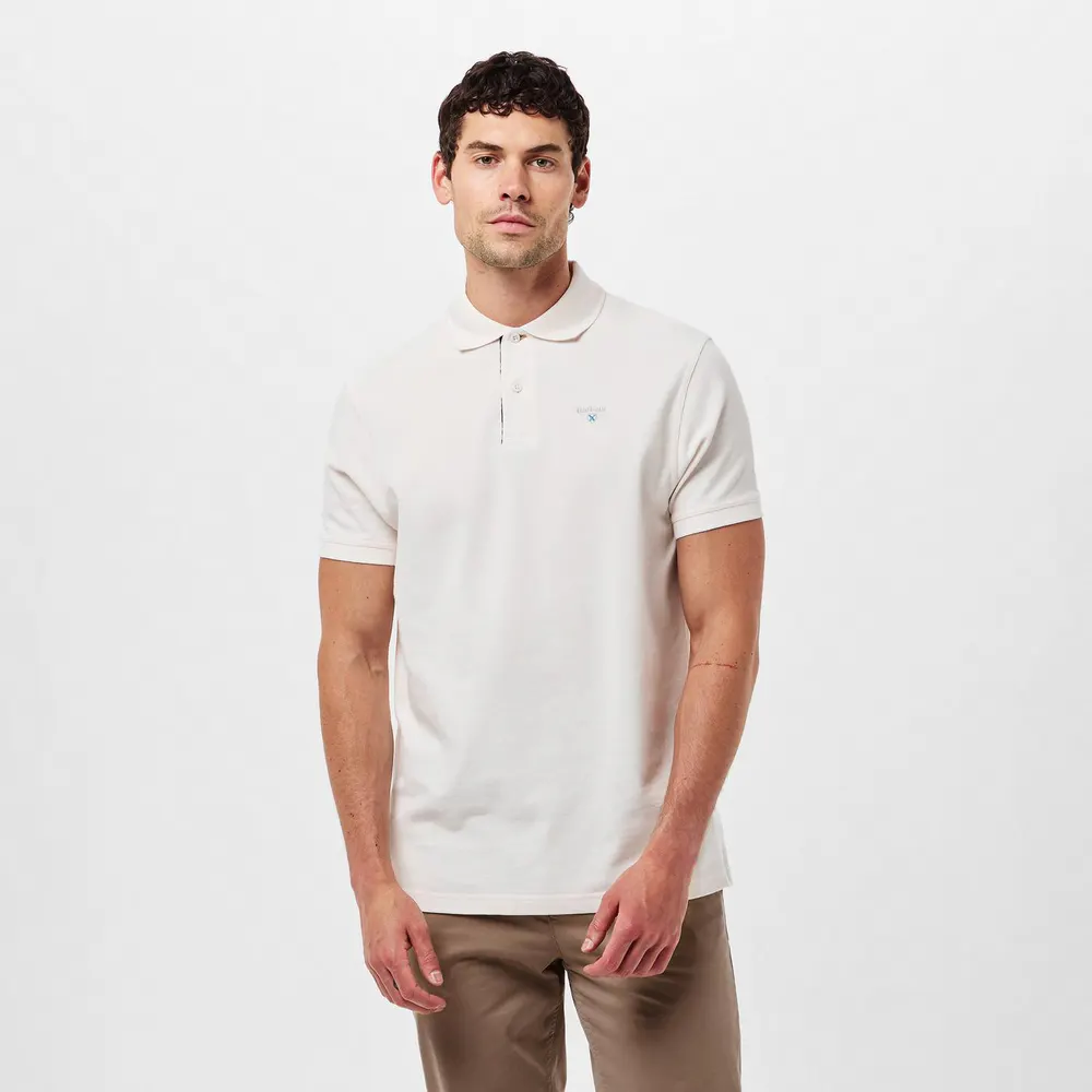 Barbour Mens Sports Polo Mix Shirt detail 3