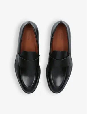 ZEGNA Torino tonal-stitching leather loafers - EUR 42 / 8 UK MEN in BLACK, additional product view 2