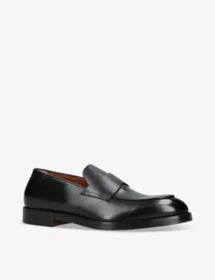 ZEGNA Torino tonal-stitching leather loafers - EUR 42 / 8 UK MEN in BLACK, additional product view 3