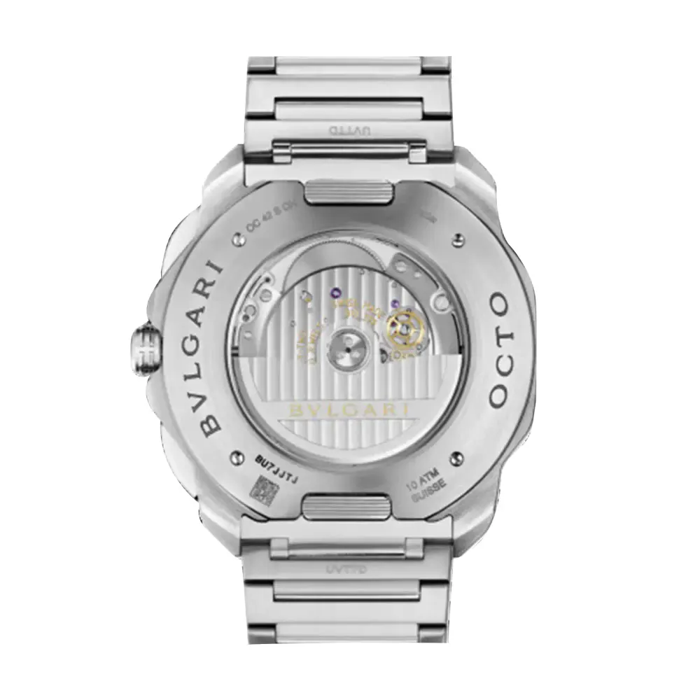 Bvlgari Octo Roma 42mm Mens Watch Blue detail 3