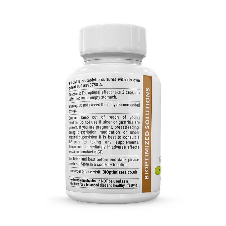 BIOPTIMIZERS P3-OM Bio Cultures 60 Capsules, additional product view 2
