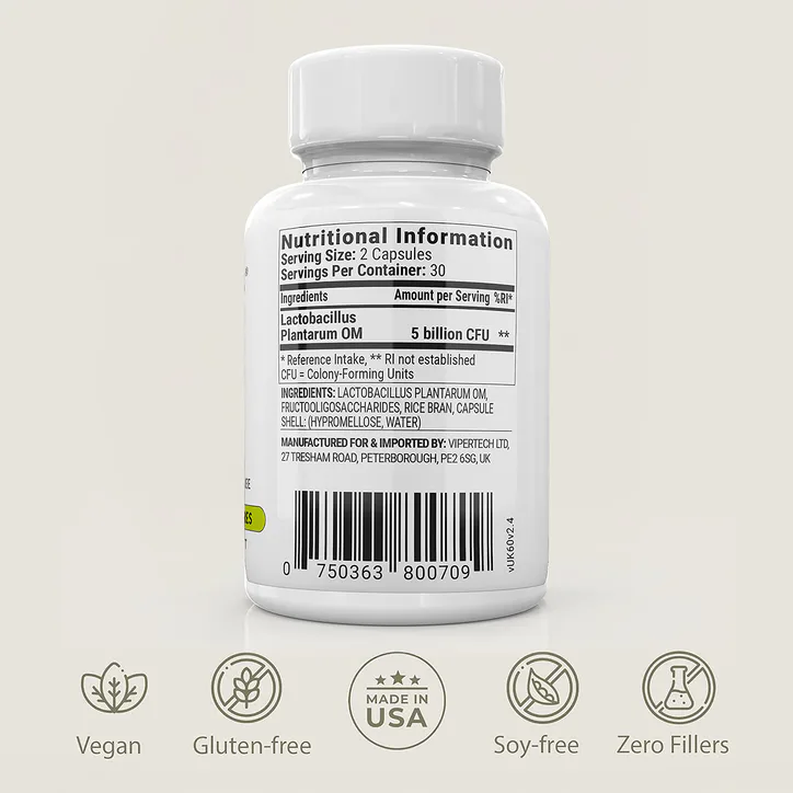 BIOPTIMIZERS P3-OM Bio Cultures 60 Capsules, additional product view 3