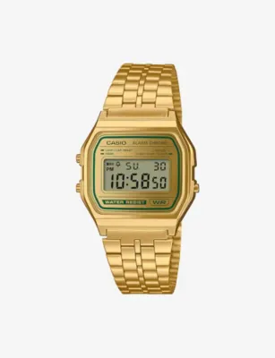 CASIO A158WEGV-9AEF Vintage Stainless-Steel and Resin Quartz Watch