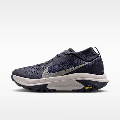 Nike ACG Zegama Trail Men's Trail-Running Shoes - Gridiron/Purple Dynasty/Racer Blue/Cream II