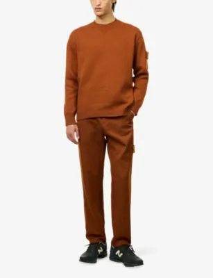 STONE ISLAND Ghost Plush Stitch Knit Cotton-Blend Jumper detail 2