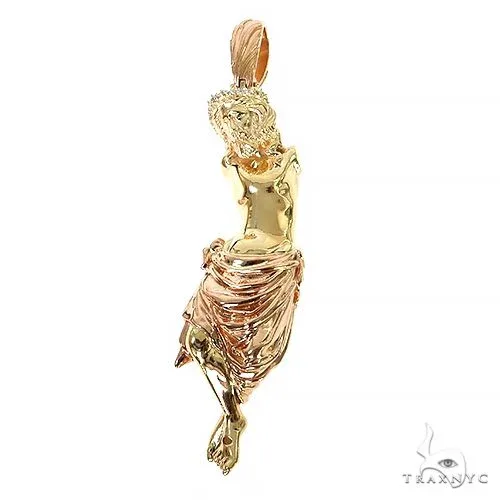 RINA - For Him CUSTOM 14K Gold No Arms Jesus Pendant 67359 – Pendant