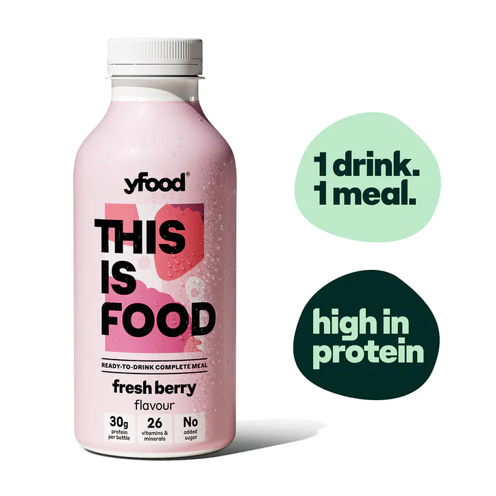 Yfood Ready to Drink Complete Meal Fresh Berry Drink 6x500ml detail 2