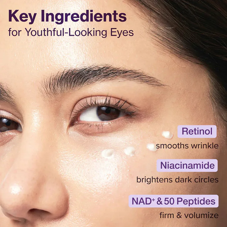 NUMBUZIN No.9 NAD+ Retinol Volumetox Eye Cream 10ml detail 3