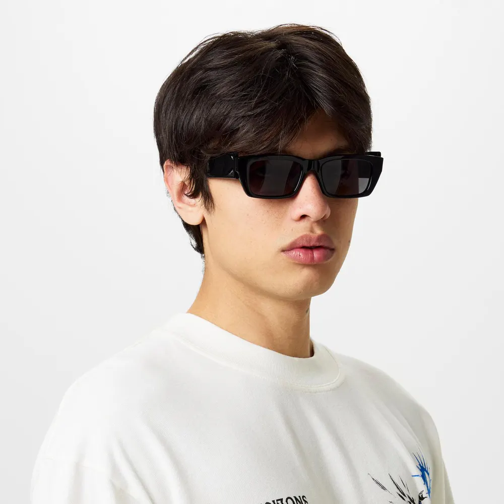 Palm Angels Slim Sunglasses in Black 1007, additional product view 2