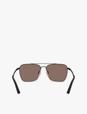 OLIVER PEOPLES OV1362S Square-Frame Metal Sunglasses detail 3