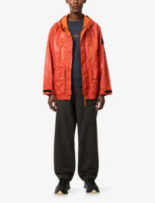 STONE ISLAND Slick Nylon Tela-TC Hooded Jacket detail 2