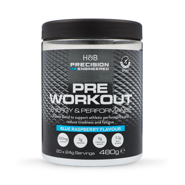 Precision Engineered Pre-Workout Blue Raspberry 480 g