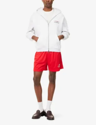COLE BUXTON Sport Zipped Cotton-Jersey Hoody detail 2