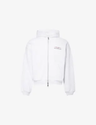 COLE BUXTON Sport Zipped Cotton-Jersey Hoody