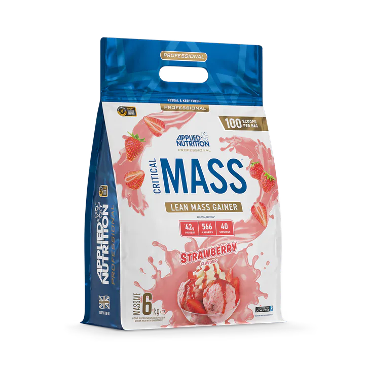 Applied Nutrition Critical Mass Professional Lean Mass Gainer Strawberry 6kg (40 Servings)