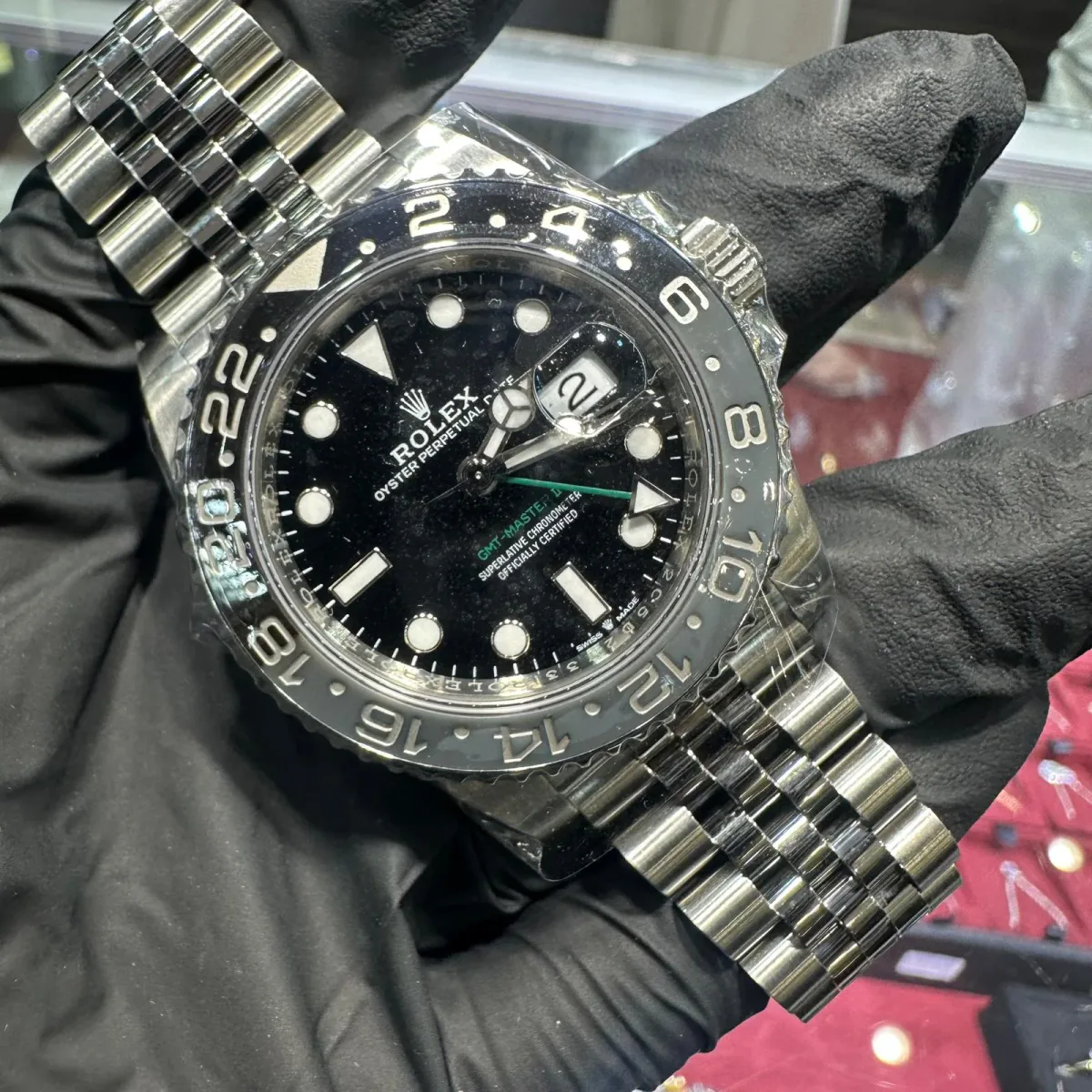 ANKUR - For Him WATCHES 2024 Rolex GMT-Master II 40mm | "Bruce Wayne" | Oystersteel Jubilee – Watch