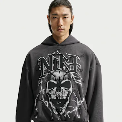Nike Standard Issue Men's Brushed Pullover Basketball Hoodie - Anthracite/White/Pale Ivory in Anthracite/White/Pale Ivory – Nike men's and unisex