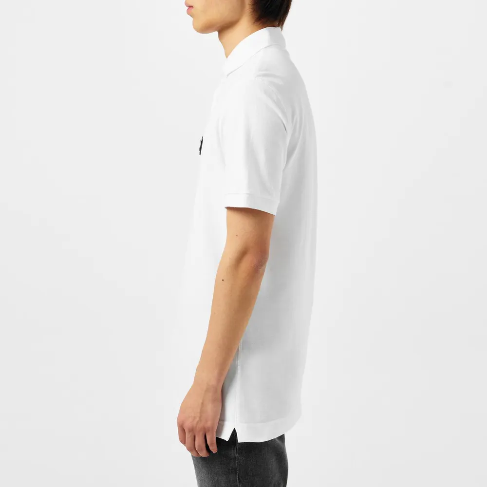 Dolce and Gabbana Men's Plain Piqué Cotton Polo Shirt detail 2
