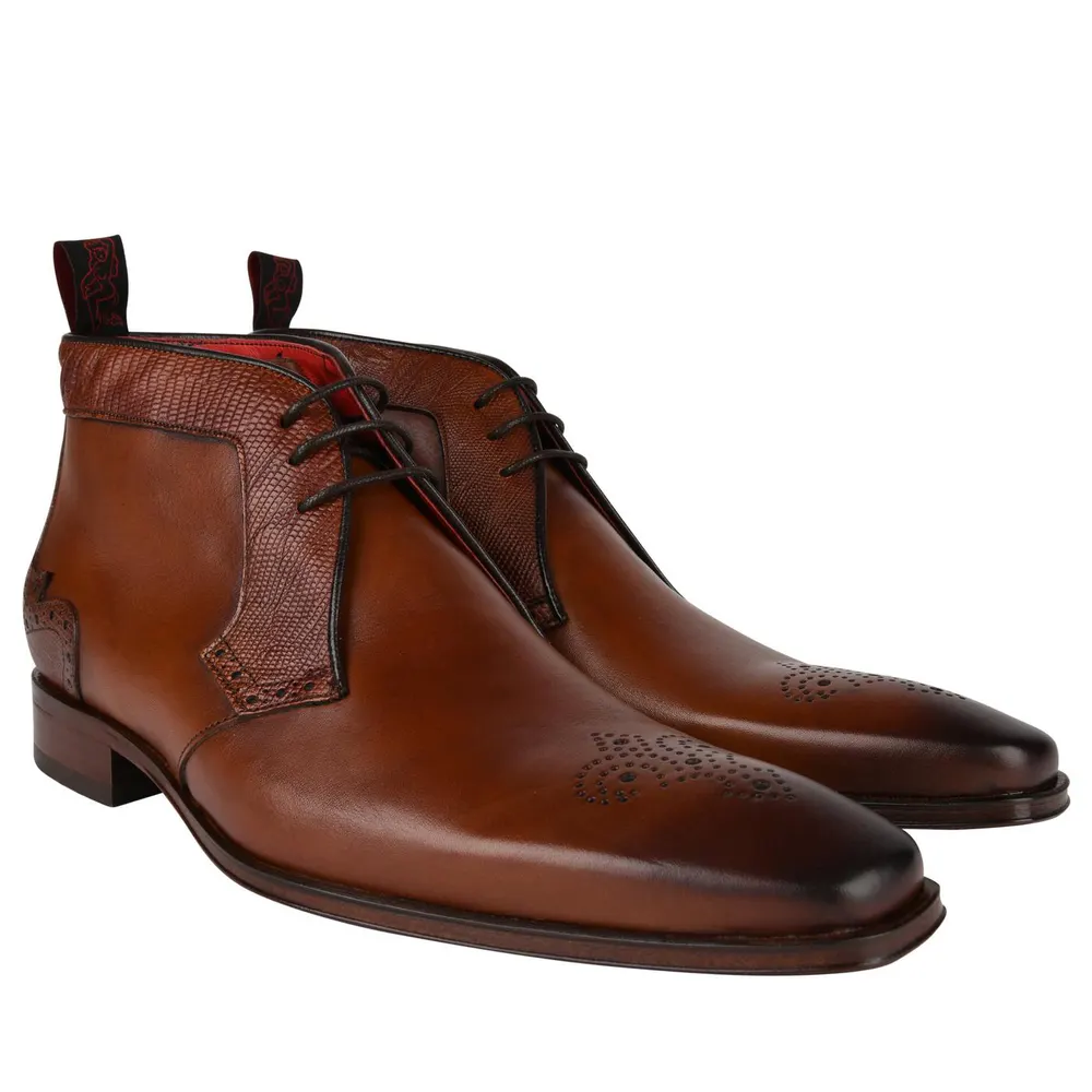 Jeffery West Scarface Chukka Boots in Toledo Castano, additional product view 3