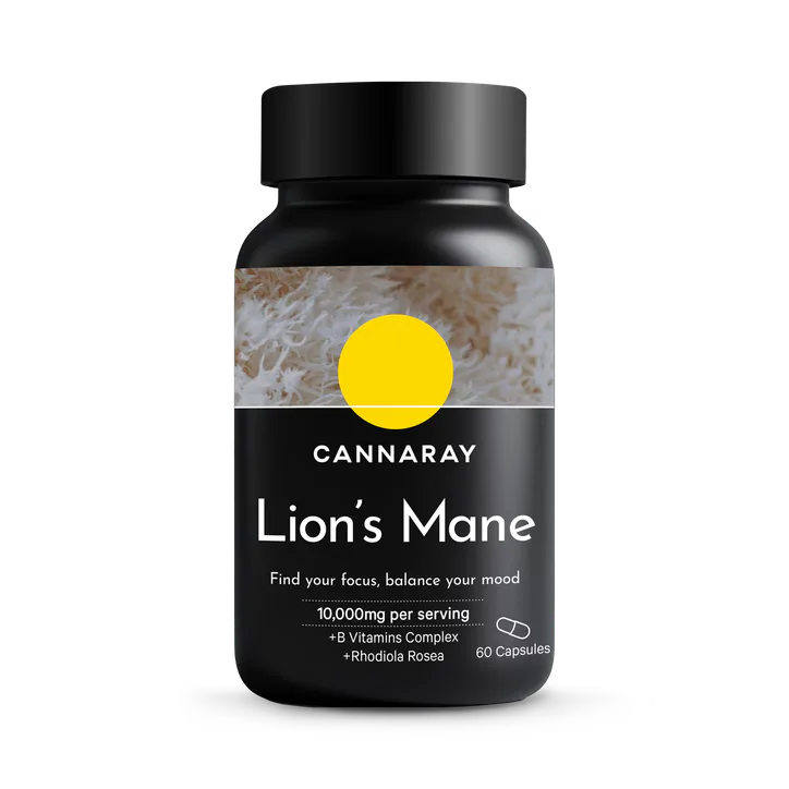 Cannaray Lion's Mane Capsules10,000mg 60 Capsules