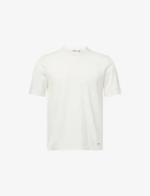 SIMKHAI Duke Crewneck Silk-Blend T-Shirt