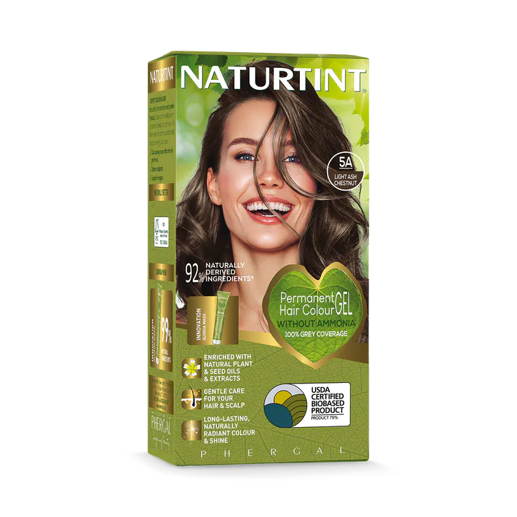 Naturtint Permanent Hair Colour Gel 5A Light Ash Chestnut 170ml