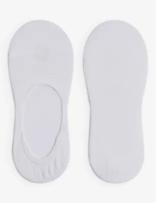 REISS Axis low-rise stretch-cotton socks - BLACK - EUR 42 / 8 UK MEN detail 2