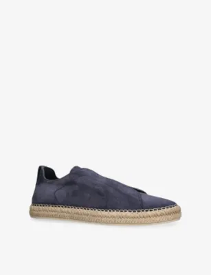 ZEGNA Triple Stitch Suede Espadrilles - EUR 41.5 / 7.5 UK MEN detail 3
