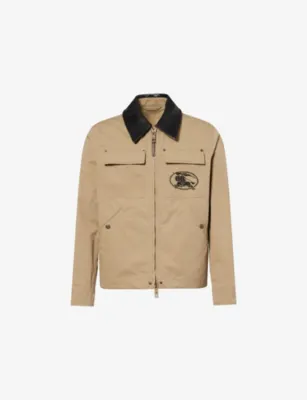 BURBERRY Westley Logo-Embossed Cotton Jacket