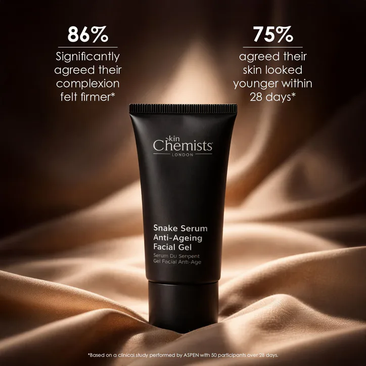 skinChemists Snake Serum Anti-Ageing Facial Gel 30ml detail 3