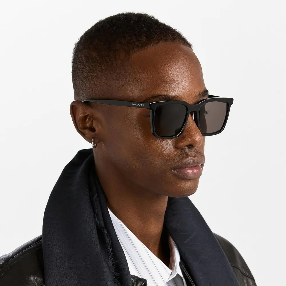 Saint Laurent Saint Laurents SL 947 Mens Square Sunglasses detail 3