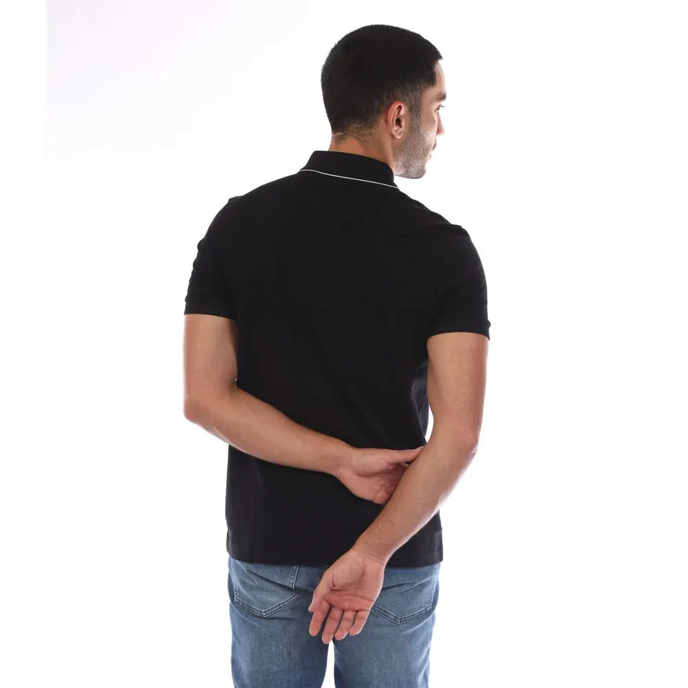 Boss Paule 4 Slim Fit Polo Shirt with Tonal Logo detail 2