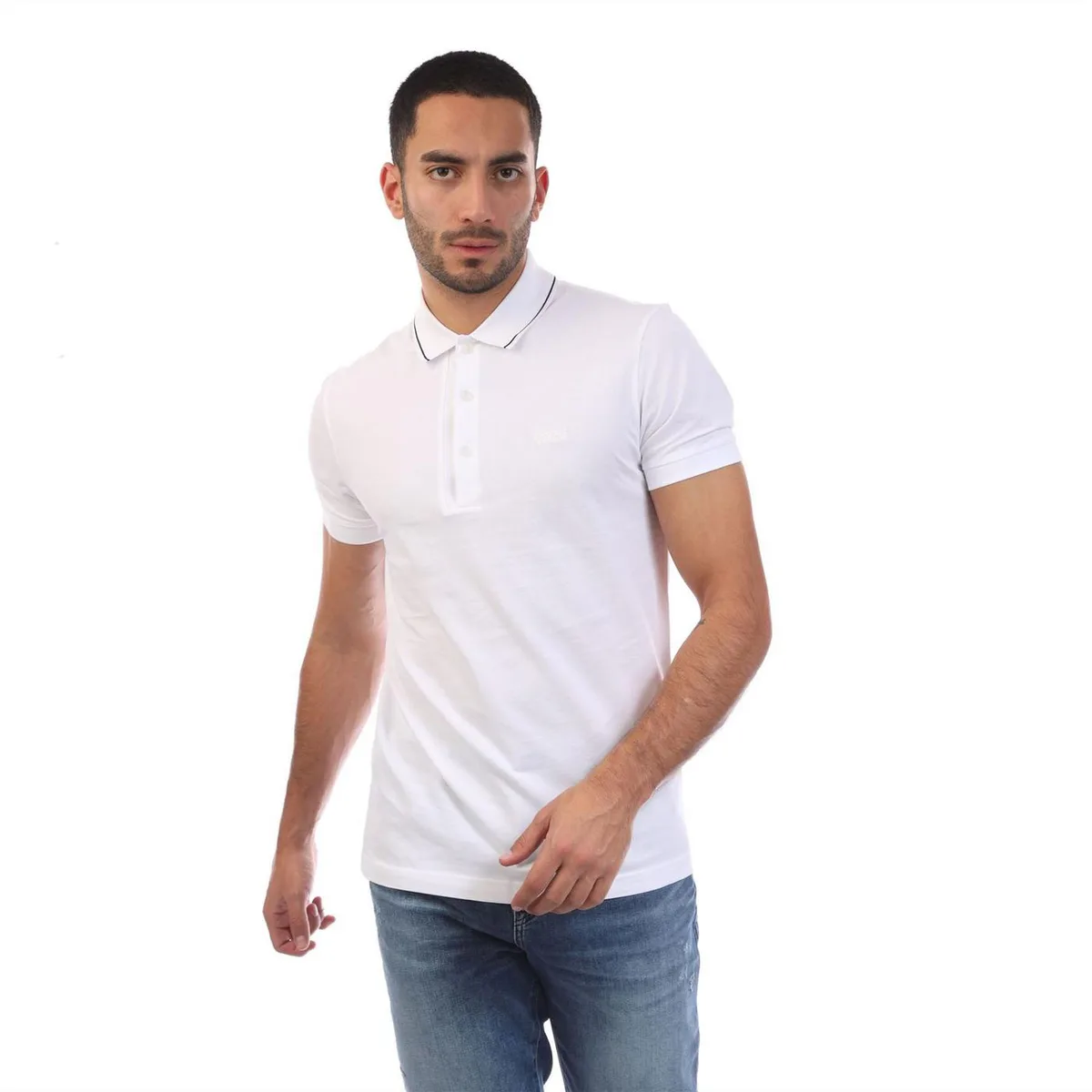 Boss Paule 4 Slim Fit Polo Shirt with Tonal Logo