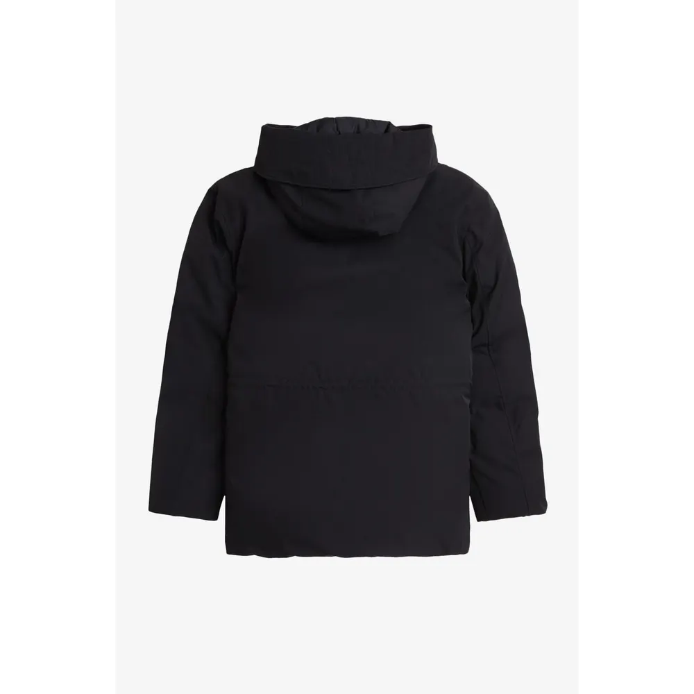 Fred Perry Men's Patch Puffer Hooded Thigh Length Parka detail 2