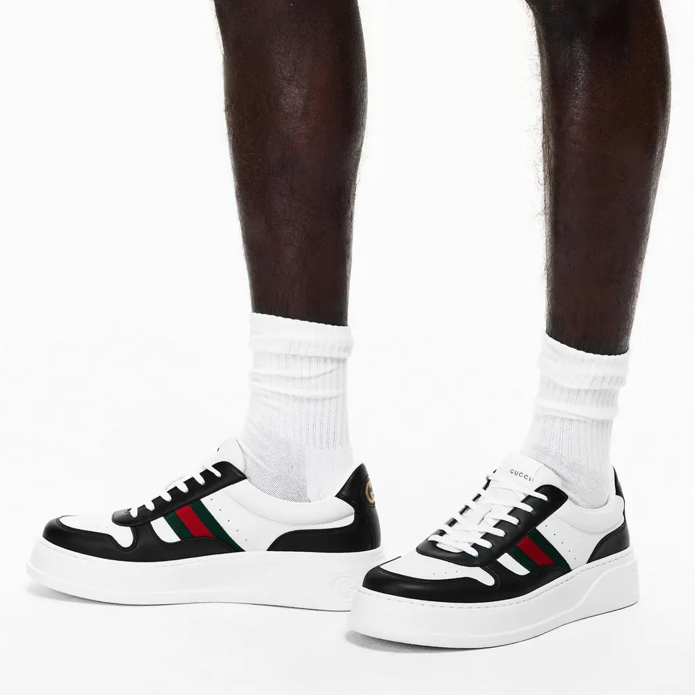 Gucci Men's Motif Chunky Trainers detail 3