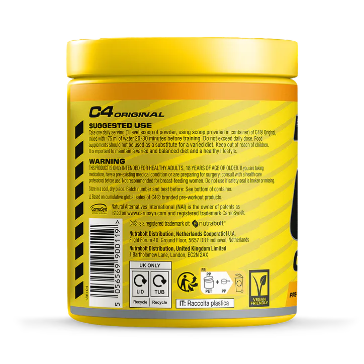 Cellucor C4 Original Pre-Workout Orange 180g, additional product view 2