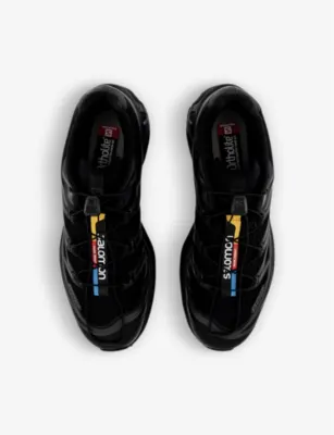 SALOMON XT-6 mesh trainers - EUR 43.5 / 9.5 UK MEN in BLACK BLACK PHANTOM, additional product view 2