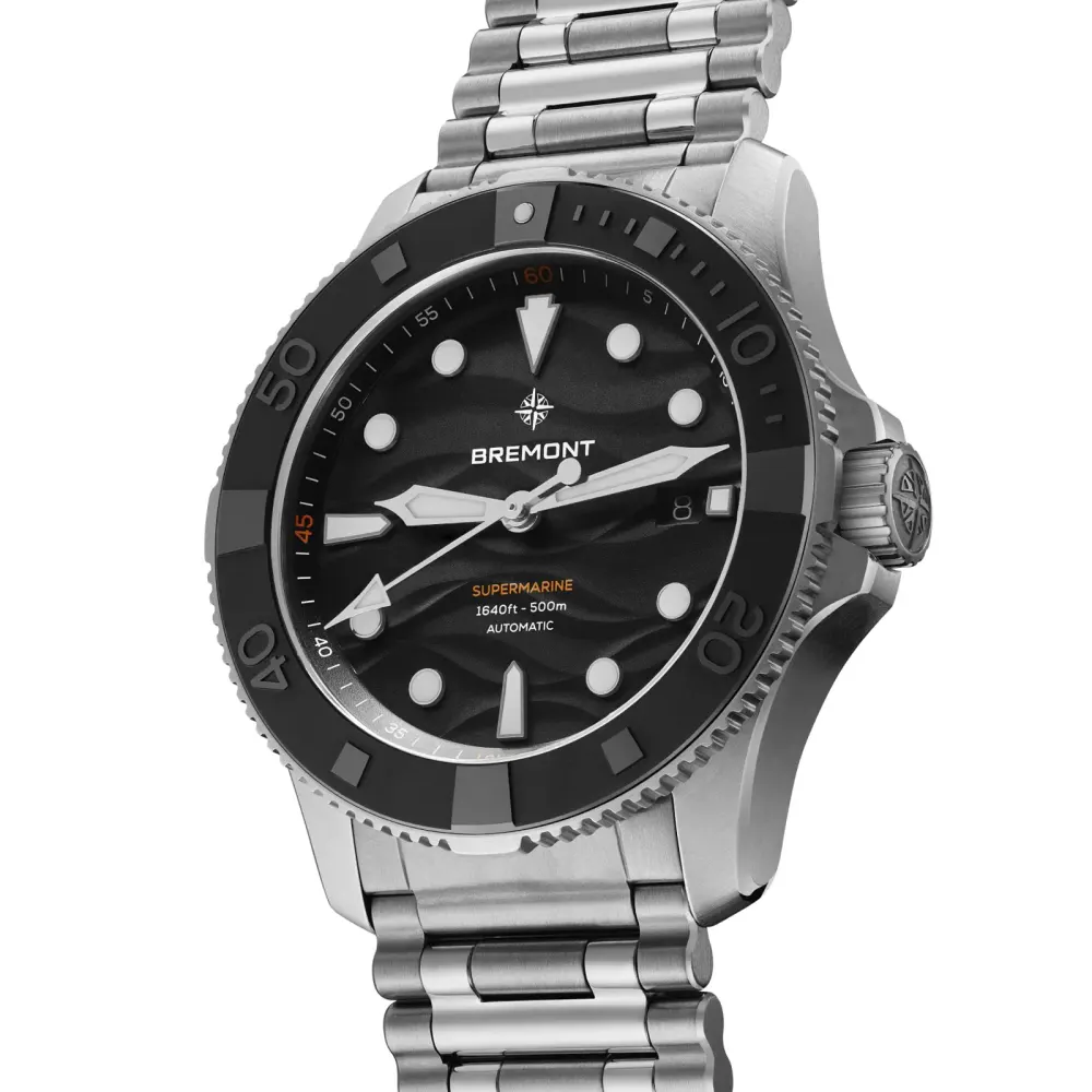 Bremont Supermarine 500M 43mm Mens Watch Black in Black, additional product view 3