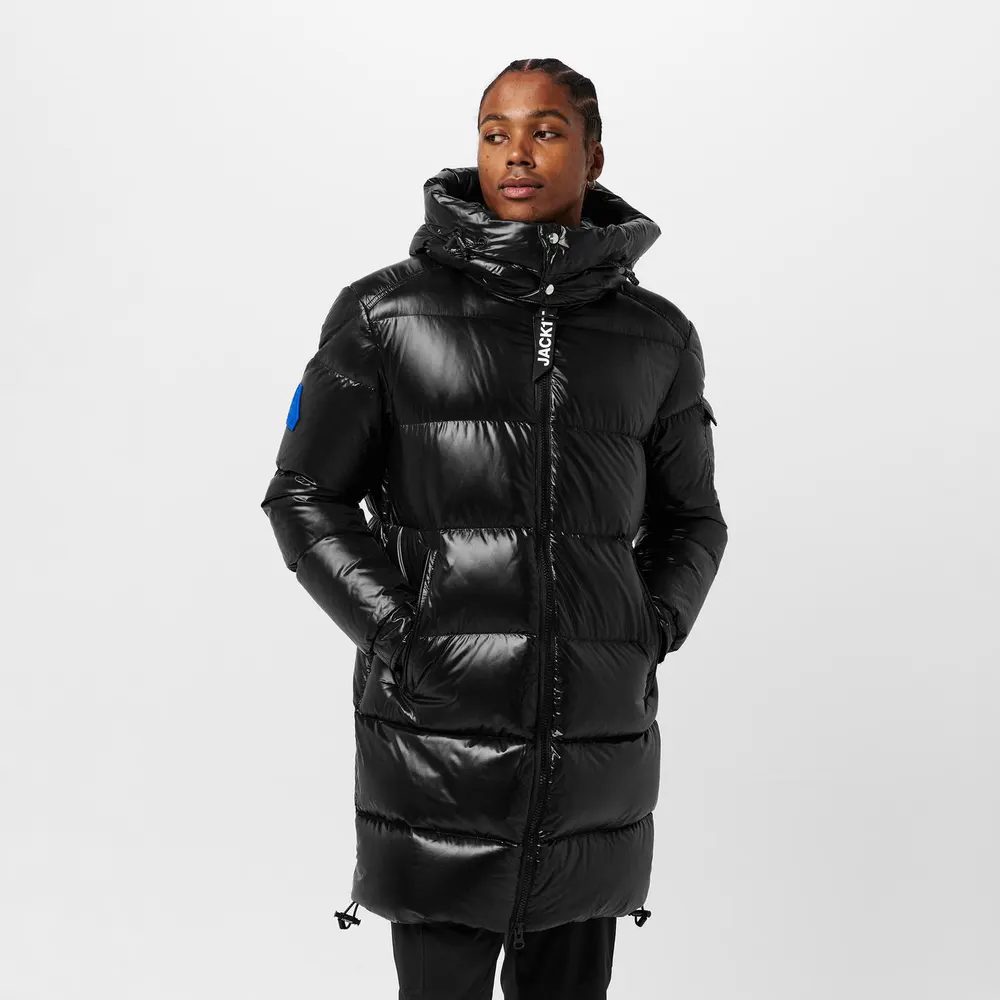 Jack1t Men's Slick Weather Resistant Long Puffer Jacket detail 3