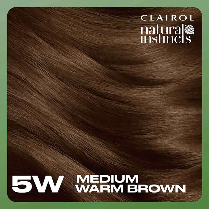 Clairol Natural Instincts Medium Warm Brown 5W, additional product view 2