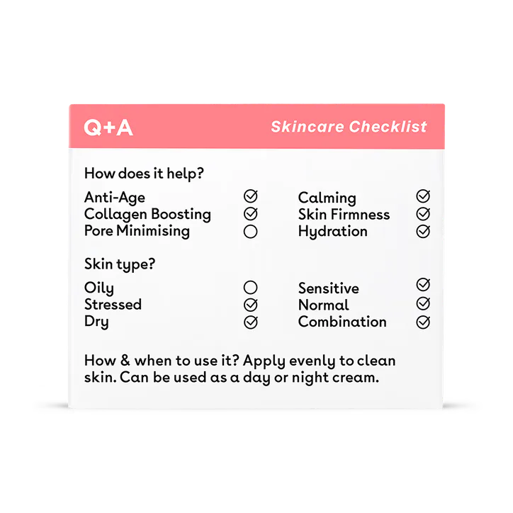 Q+A Collagen Face Cream 50g detail 2