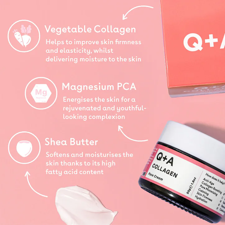 Q+A Collagen Face Cream 50g detail 3