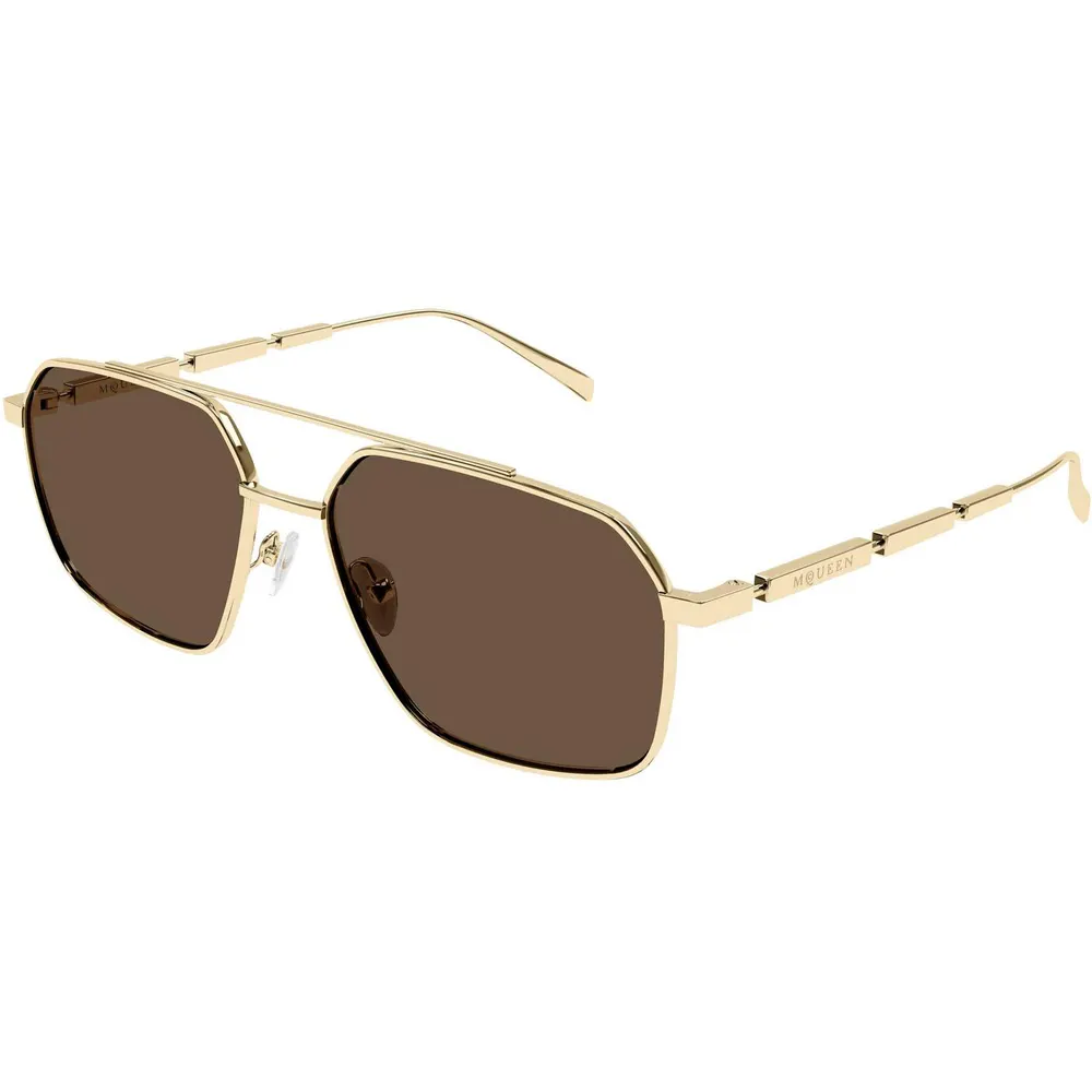 Alexander McQueen Alexander McQueen Mens AM0477S Aviator Sunglasses