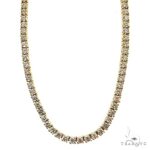 AHMED - MOON JEWELRY Diamond Tennis Chain 10pt 69081 in Rose – Chain