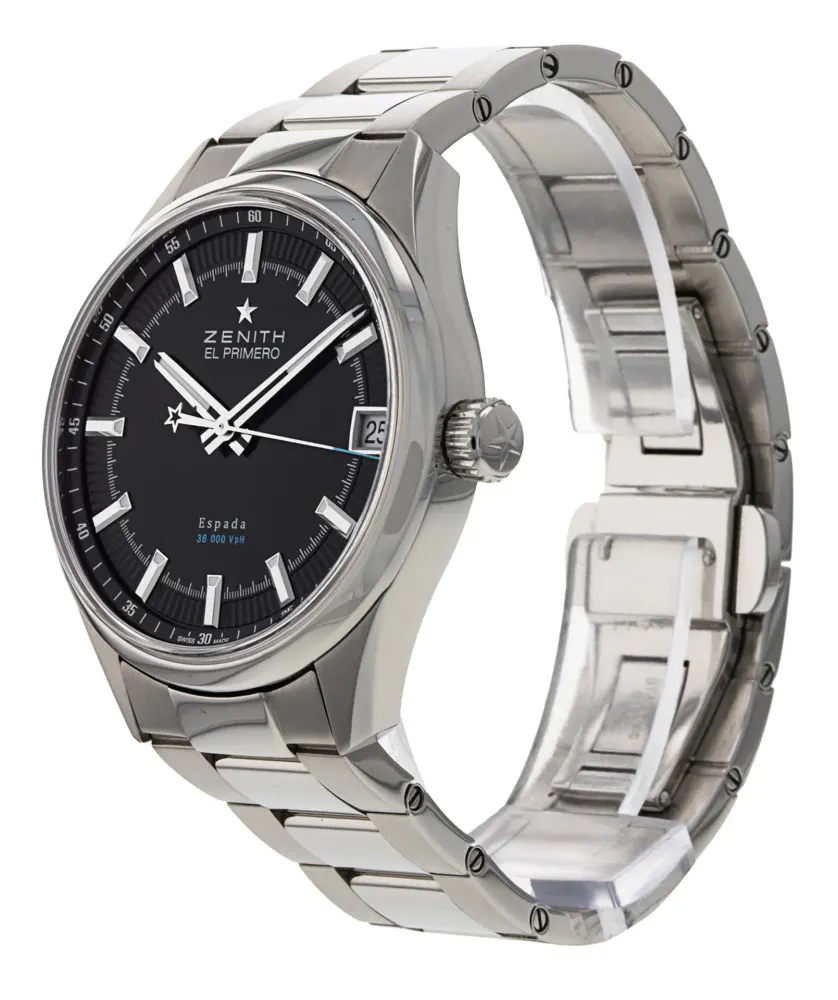 Zenith El Primero 03.2170.4650/21.M2170 — 2021 — Very good in Black Baton, additional product view 2