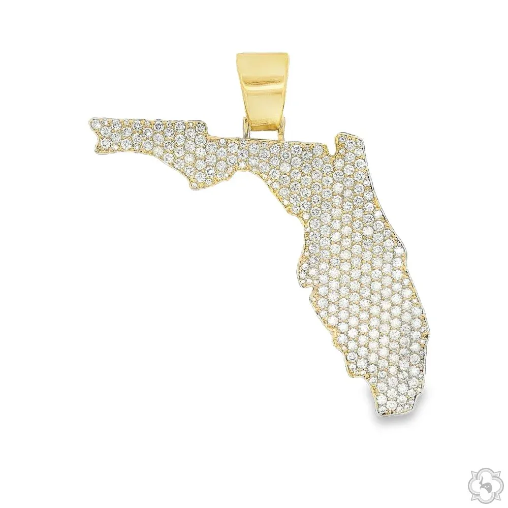 RINA - For Him FACTORY Diamond Florida Pendant 70333 in Rose Gold – Pendant