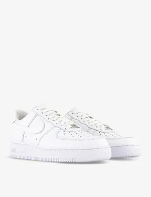 NIKE Air Force 1 ’07 low-top leather trainers - 9 detail 3